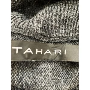TAHARI‎ Lux GRAY Wool Kangaroo Oversized Sweater M